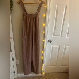 Women's Brown lightweight Jumpsuit
